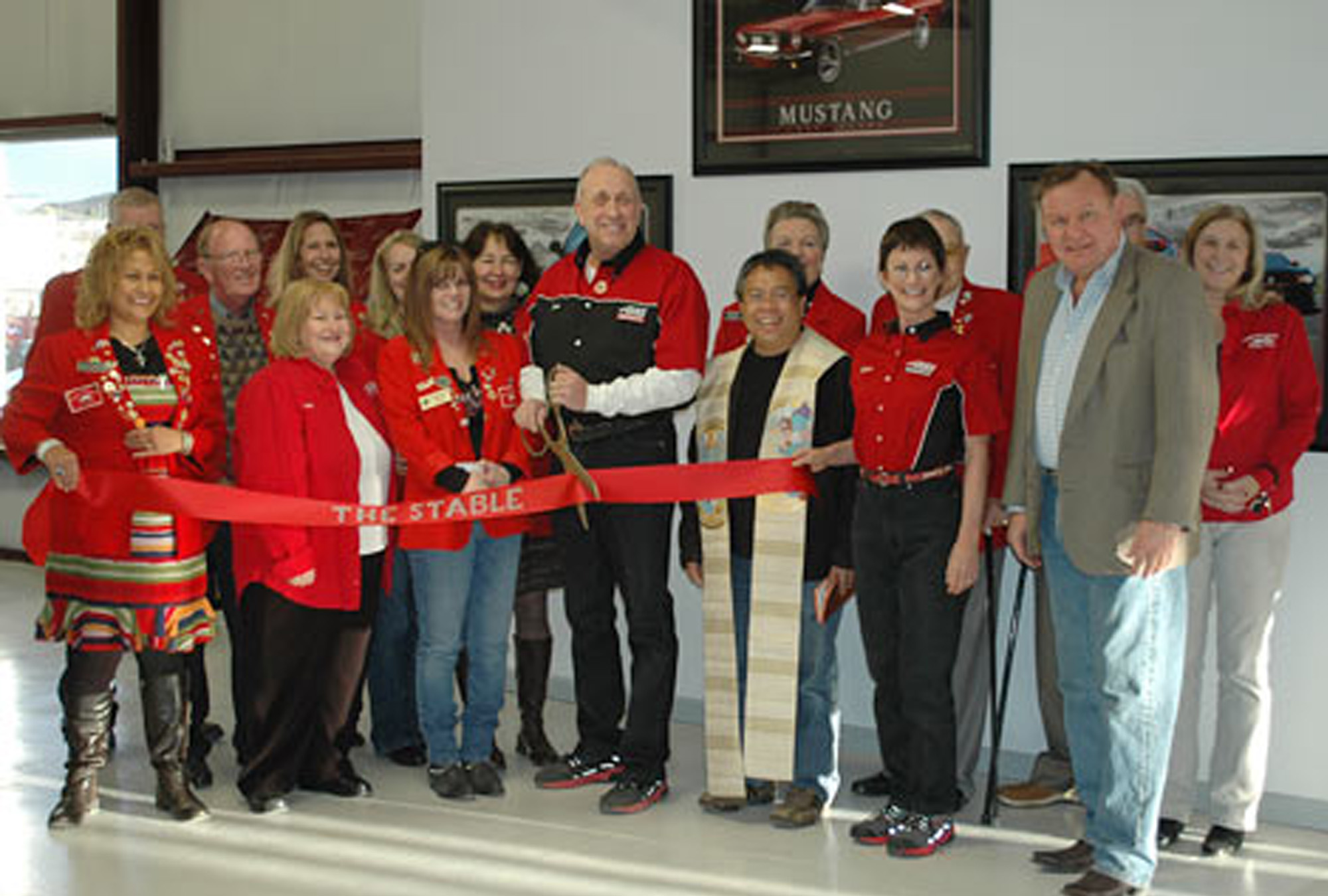 Ribbon Cutting ceremony at The Stable Performance Cars in Alpine Texas