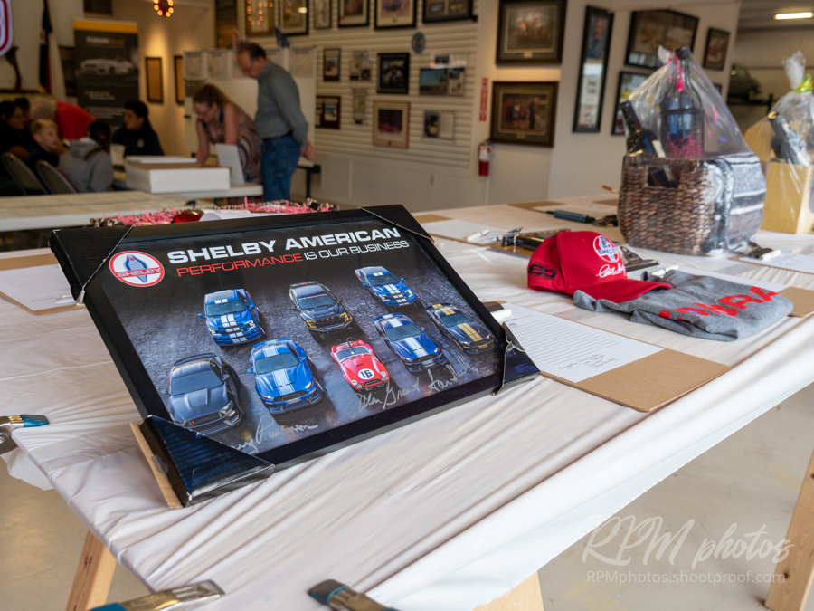 Silent Auction gear for Octane Fest at The Stable Performance Cars.